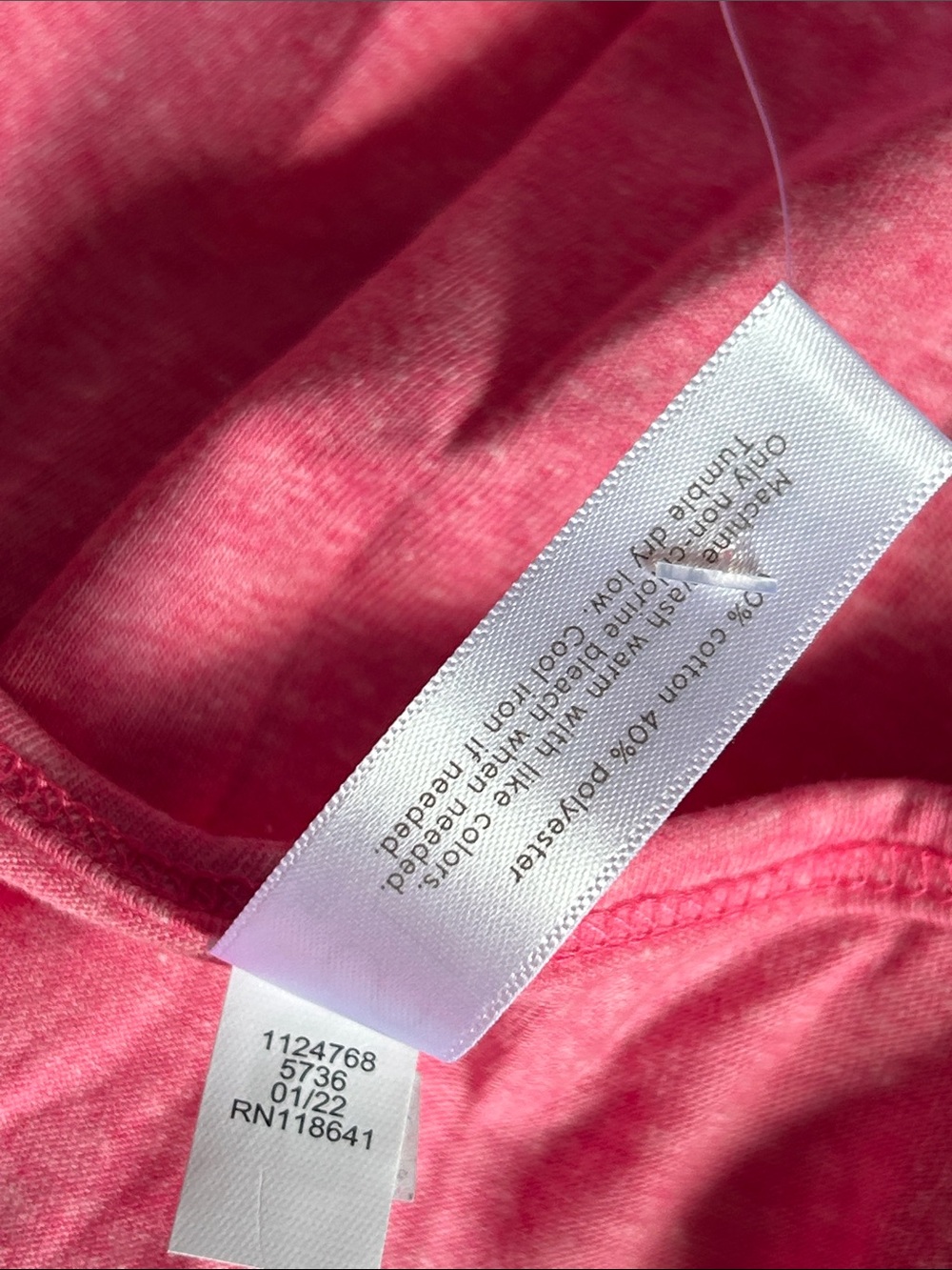 NWT Sleep by cacique heather pink tank pj top size 22/24 - Picture 5 of 5
